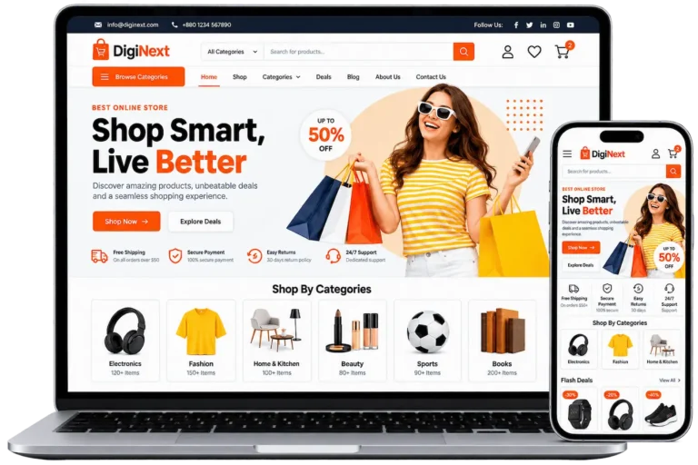 WooCommerce E-Commerce Website Design Portfolio by Moslim Uddin